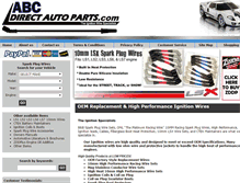 Tablet Screenshot of abcdirectautoparts.com